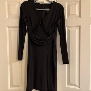 INC Black dress with keyhole cutout